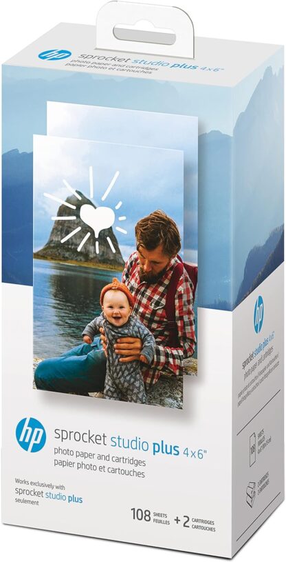 HP 4x6 paper 108 pack BD