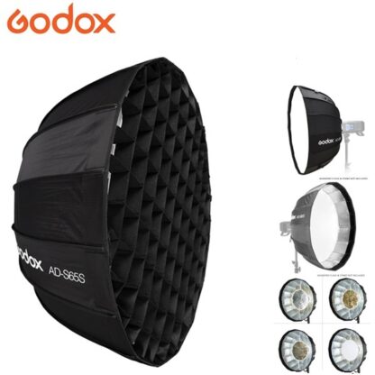 GODOX SOFTBOX 65CM SILVER AD-S65S X AD400PRO ATTACCO PROPRIETARIO BD