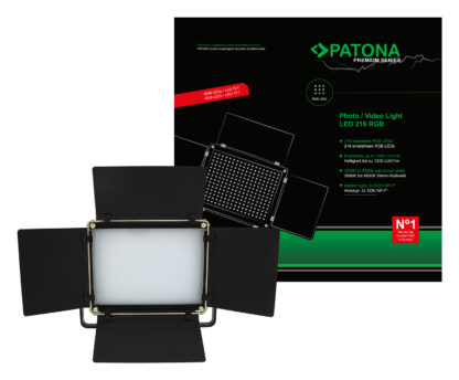 PATONA PREMIUM LED LIGHT WITH 216 ADJUSTABLE RGB LEDS BD