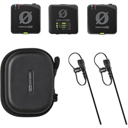 RODE Wireless PRO Sistema microfonico/registratore wireless clip-on per 2 persone con Lavalier BD