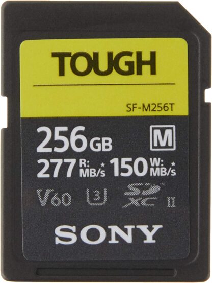 SONY SD XC 256GB SERIE M TOUGH UHS-II U3 277MBS/150MBS 4K BD