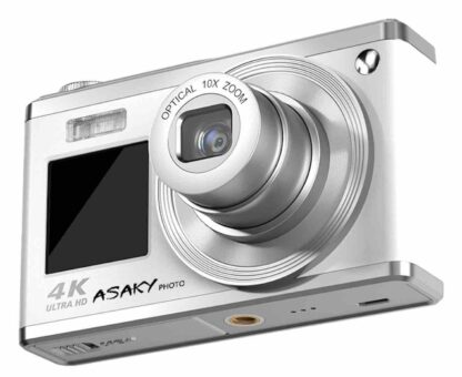 ASAKY PHOTO DIGITAL DUAL SCREEN CAMERA 60MP ORBIT X-10 WHITE BD