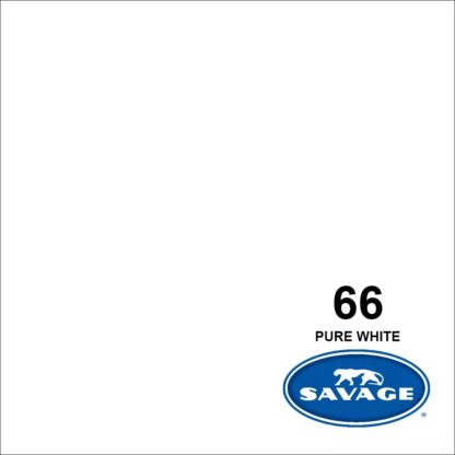 SAVAGE FONDALE 2,72X11M COLORE 66 PURE WHITE SEAMLESS PAPER BD