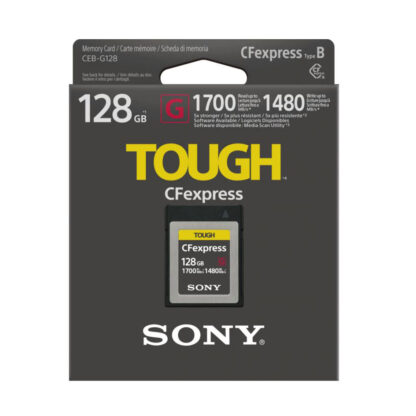 SONY CF EXPRESS 128GB TYPE B TOUGH SERIE G 1700MBS/1480MBS BD