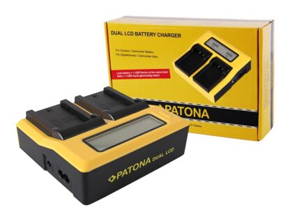 PATONA DUAL LCD USB CHARGER SONY NP-FZ100 A7 III A7M3 ALPHA 7 III A7 R III A7RM3 ALPHA 7 R III A9 BD