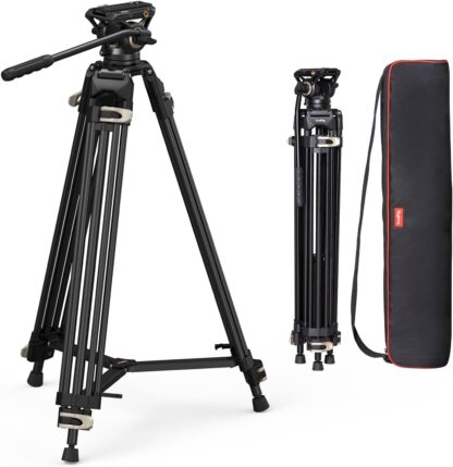 SmallRig treppiede Heavy Duty Fluid Head Tripod AD-01 3751B BD