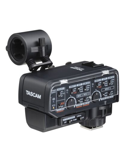 TASCAM CA-XLR2d-AN Kit adattatore per microfono XLR per fotocamere (3,5 mm analogico) BD