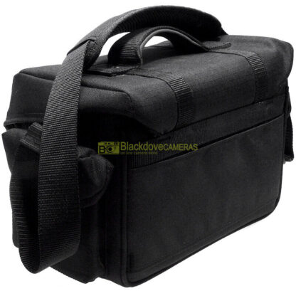 Borsa a tracolla nera per attrezzatura fotografica Nikon cm 14x16x28 Camera bag - immagine 5