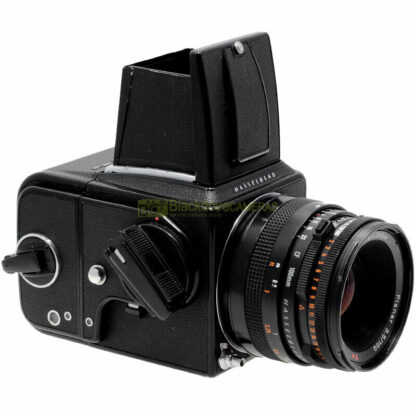 Hasselblad 500 C/M Black con Carl Zeiss CF Planar 100mm f3,5. Fotocamera 6x6. - immagine 4