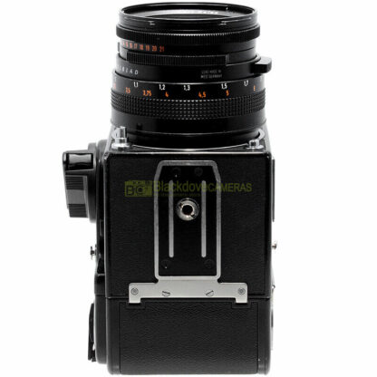 Hasselblad 500 C/M Black con Carl Zeiss CF Planar 100mm f3,5. Fotocamera 6x6. - immagine 8