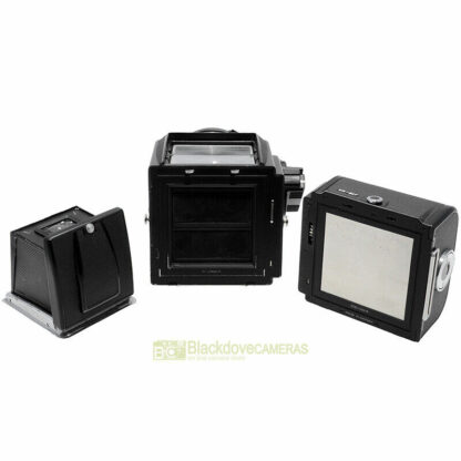 Hasselblad 500 C/M Black con Carl Zeiss CF Planar 100mm f3,5. Fotocamera 6x6. - immagine 9