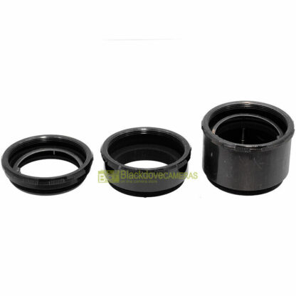 Kit Anelli prolunga Macro per fotocamere M42 a vite 42x1 Closeup extension tube. - immagine 5