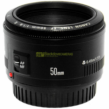 Canon EF 50mm. f1,8 II. Obiettivo Full Frame AF per fotocamere EOS. - immagine 3