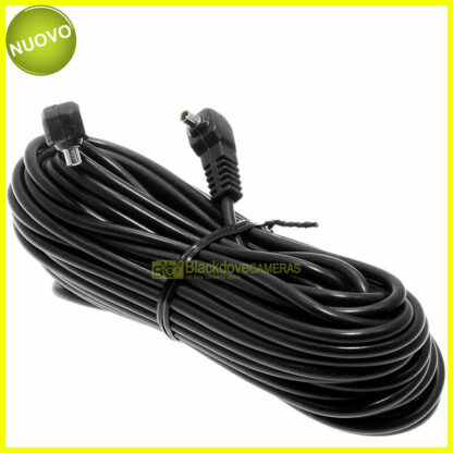 Cavo sincro flash da 8 metri Femmina/femmina. Sincro flash cable 8m.