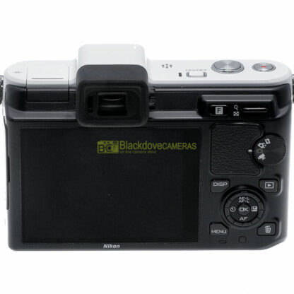 Fotocamera Nikon 1 V1 body white fotocamera digitale mirrorless con mirino. - immagine 4