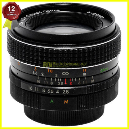 JC Penney  28mm f2,8 MultiCoated Optics Tele obiettivo innesto a vite M42 (42x1)