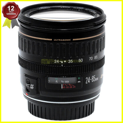 Obiettivo Canon EF 24/85mm f3,5-4,5 USM Black Full Frame per fotocamere EOS.