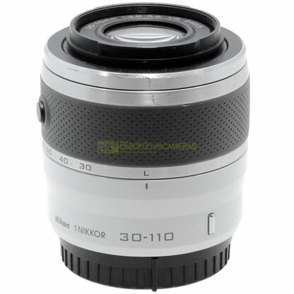 Obiettivo Nikon AF Nikkor 30/110mm f3,8-5,6 VR white per mirrorless Nikon 1. - immagine 3