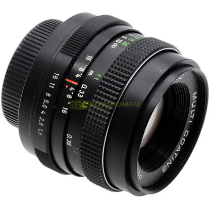 Pentacon 50mm. f1,8 Auto obiettivo per reflex con innesto a vite M42 (42x1). - immagine 4