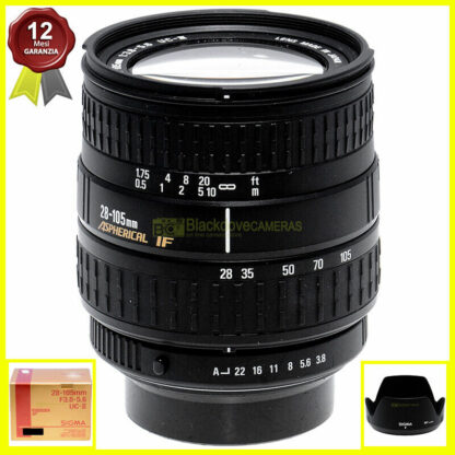 Sigma 28/105mm f3,8-5,6 UC III obiettivo per Reflex Pentax analogiche e digitali