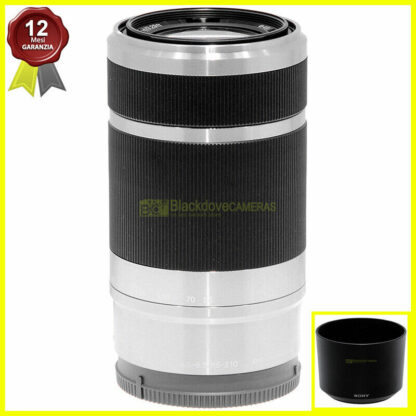 Sony E 55/210mm f4-6,3 OSS Silver obiettivo per fotocamere Sony E-Mount APS