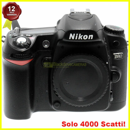 Nikon D80 body fotocamera reflex digitale Macchina fotografica.