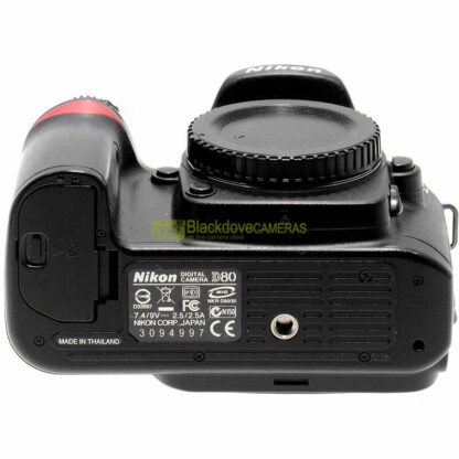 Nikon D80 body fotocamera reflex digitale Macchina fotografica. - immagine 6