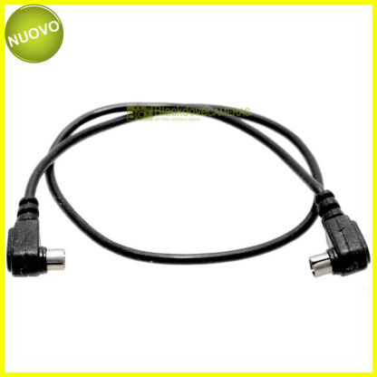 Cavo sincro flash da 30 cm. Femmina/femmina. Sincro flash cable 30cm.