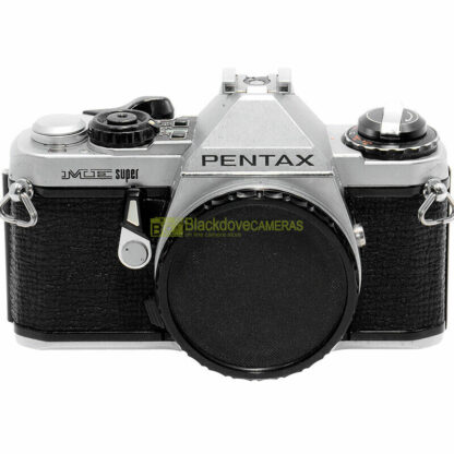 Fotocamera Pentax ME Super argento reflex automatica a pellicola. Revisionata - immagine 3