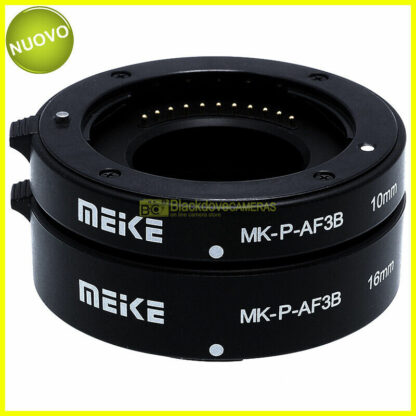 Kit 2 anelli Macro Closeup 10mm 16mm Autofocus per micro 4/3. Meike MK-P-AF3B