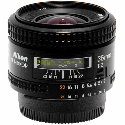 Nikon AF Nikkor 35mm f2 Japan obiettivo per fotocamere digitali e a pellicola - immagine 3