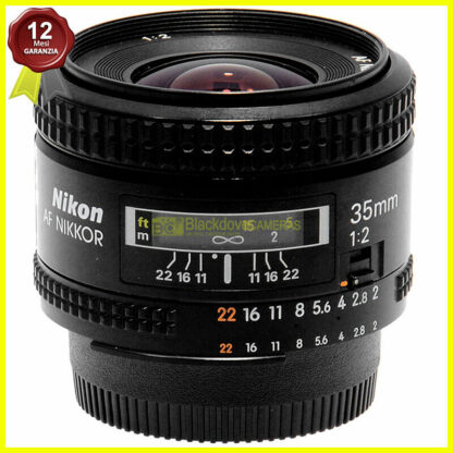 Nikon AF Nikkor 35mm f2 Japan obiettivo per fotocamere digitali e a pellicola