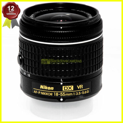 Nikon AF-P Nikkor 18/55mm f/3,5-5.6 G DX VR obiettivo per fotocamere digitali.