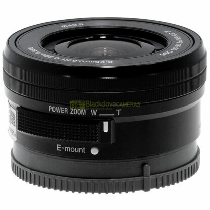 Obiettivo Sony E 16/50mm f3,5-5,6 OSS PZ Black per fotocamere Sony E-Mount e NEX - immagine 3