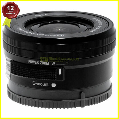 Obiettivo Sony E 16/50mm f3,5-5,6 OSS PZ Black per fotocamere Sony E-Mount e NEX