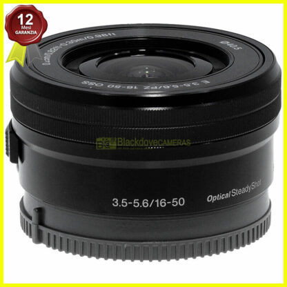 Sony E 16/50mm f3,5-5,6 OSS PZ Black Obiettivo per fotocamere Sony E-Mount e NEX