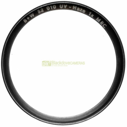 52mm Filtro UV Haze 1x MRC B+W a vite M52. Photo lens Ultraviolet filter - immagine 3