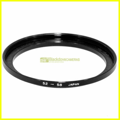 Adattatore step up 52/58mm Hama per filtri M58 su obiettivi diametro 52. Adapter