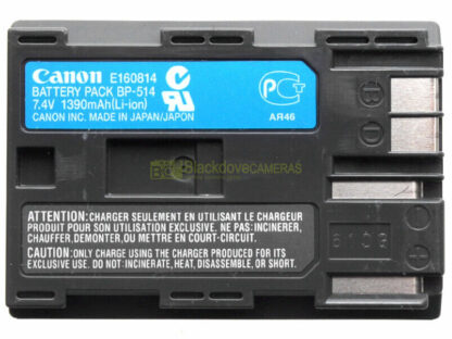 Canon BP-514 batteria 1390 MAh per EOS 5D 50D 40D 30D ecc... Originale! BP-511a - immagine 4