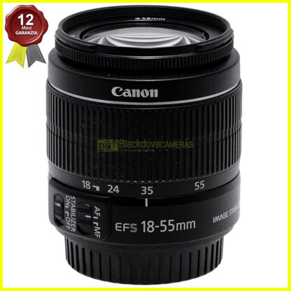 Canon EF-S 18/55mm. f3,5-5,6 IS II. Obiettivo autofocus per digitali APS