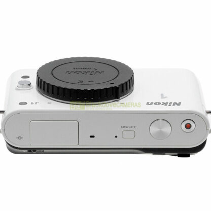 Fotocamera Nikon 1 J1 white body fotocamera digitale mirrorless. J-1 Bianca. - immagine 6