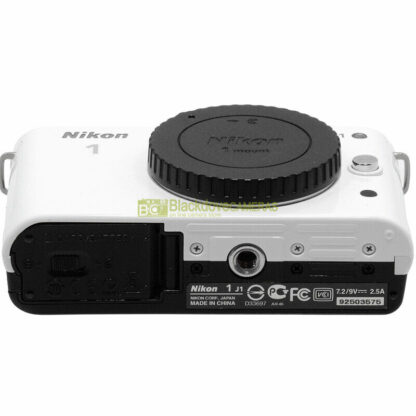 Fotocamera Nikon 1 J1 white body fotocamera digitale mirrorless. J-1 Bianca. - immagine 7