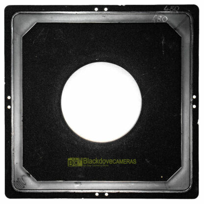 Linhof piastra porta obiettivi 160x160 mm diametro foro 66mm. per banchi ottici - immagine 4