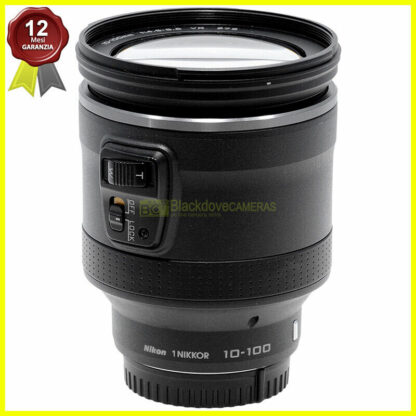 Nikon 1 Zoom Nikkor 10/100mm. f4,5-5,6 VR PD Obiettivo per fotocamere mirrorless