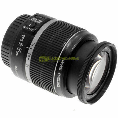 Obiettivo Canon zoom EF-S 18/55mm f3,5-5,6 IS zoom per fotocamere reflex EOS AF - immagine 4