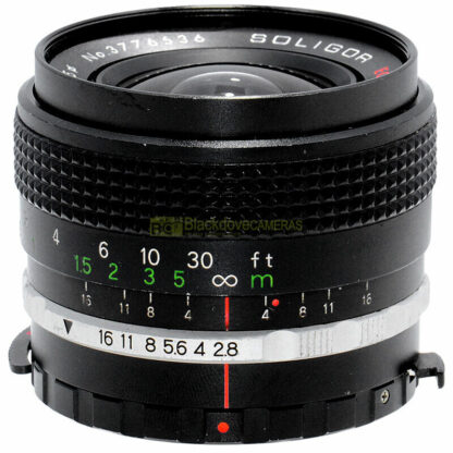 Soligor 28mm f2,8 EC obiettivo per fotocamere reflex Miranda a pelicola - immagine 3