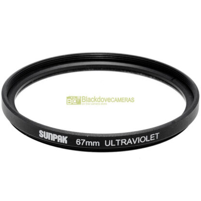 67mm Filtro UV Sunpak per obiettivi a vite M67 UltraViolet - immagine 3