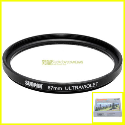 67mm Filtro UV Sunpak per obiettivi a vite M67 UltraViolet