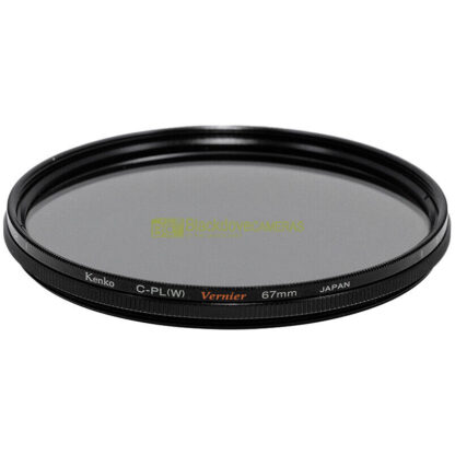 67mm Filtro polarizzatore circolare Slim Kenko Vernier per obiettivi M67 C-PL W - immagine 3