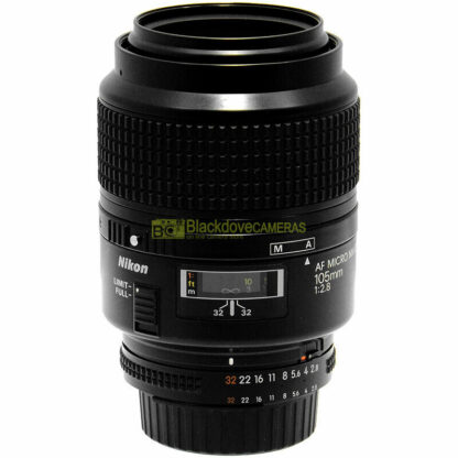 Nikon AF-D Micro Nikkor 105mm. f2,8 obiettivo full frame per reflex. Macro 1:1 - immagine 3